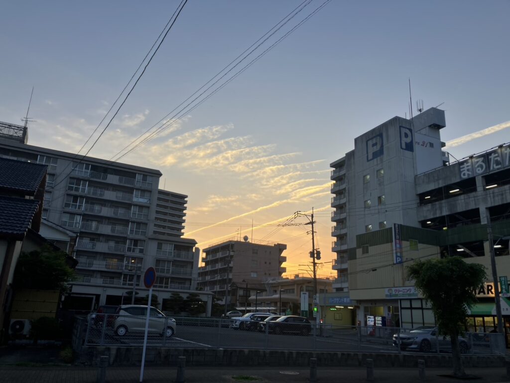 飛行機雲！